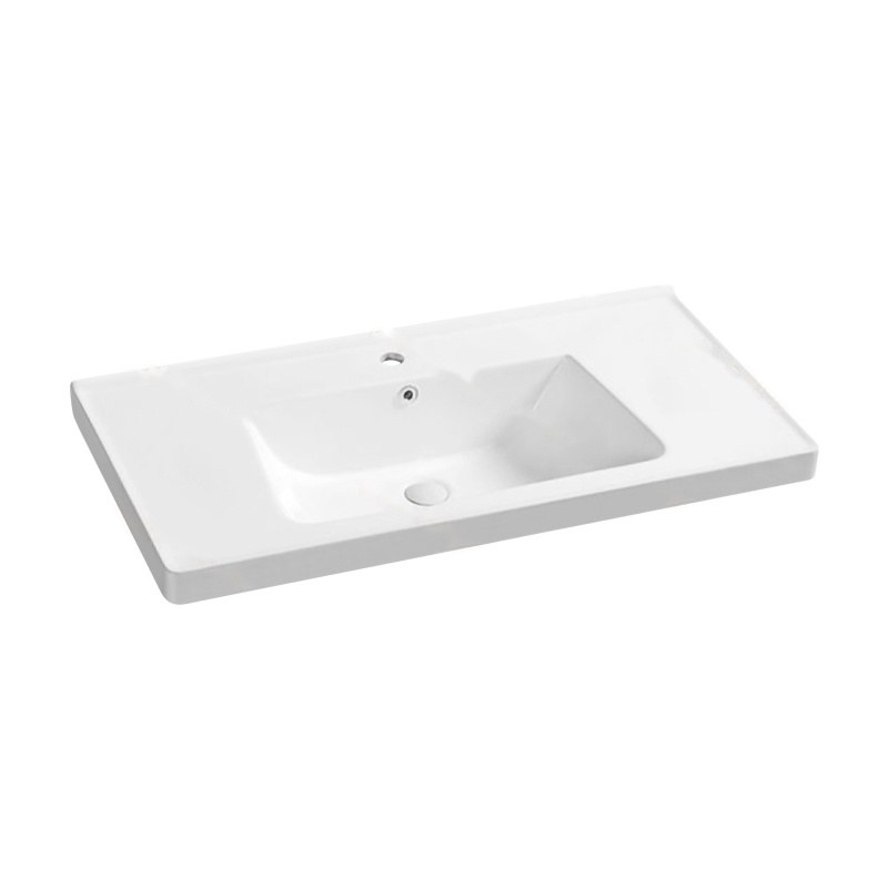 LT-750 white countertop-basins