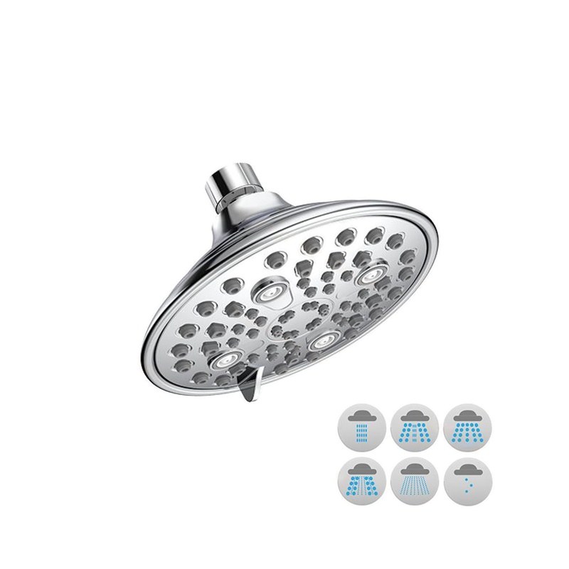LT-10138-PLA-DP overhead shower, rain shower head, ceiling shower