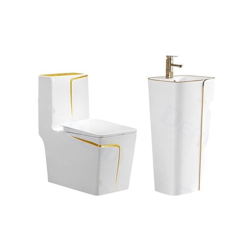 LT-1109-CG-GL----LT-320-CG-GL1 white two-piece-toilet-suites