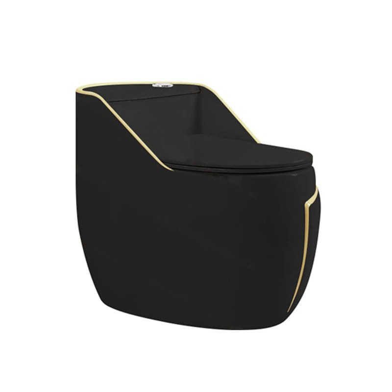 LT-1296-M-BGL black one-piece-toilets