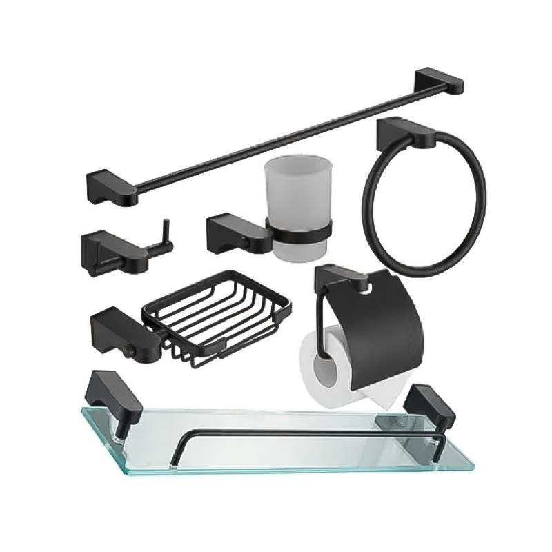 LT-AL8100-7A-B bathroom hardware set, towel bar, bath accessory