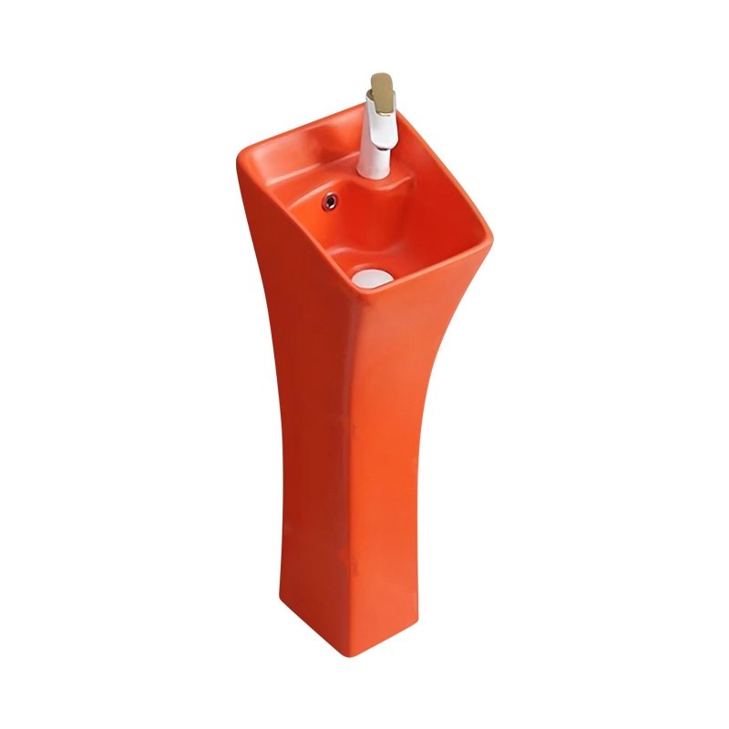 LT-308-M-O colored pedestal-basins