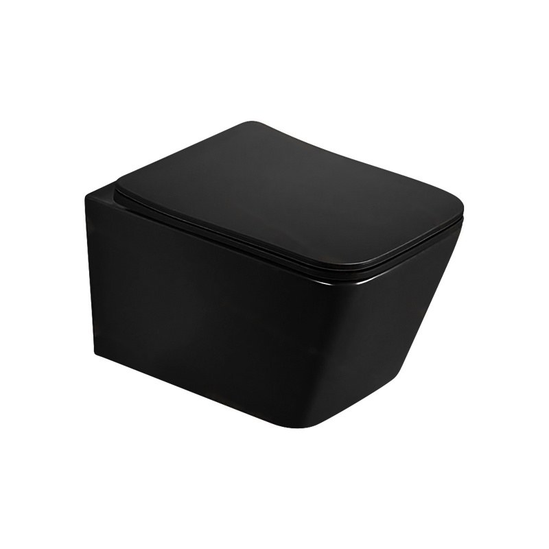 LT-454W-M-BL black wall-hung-toilets