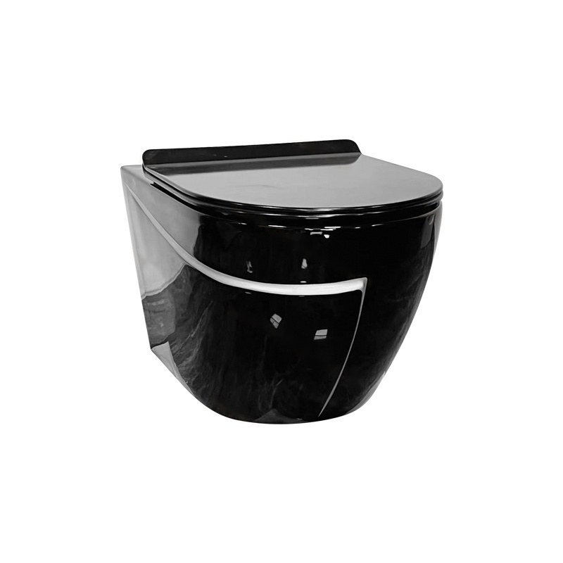LT-WHT4029-CG-BLSGL black wall-hung-toilets