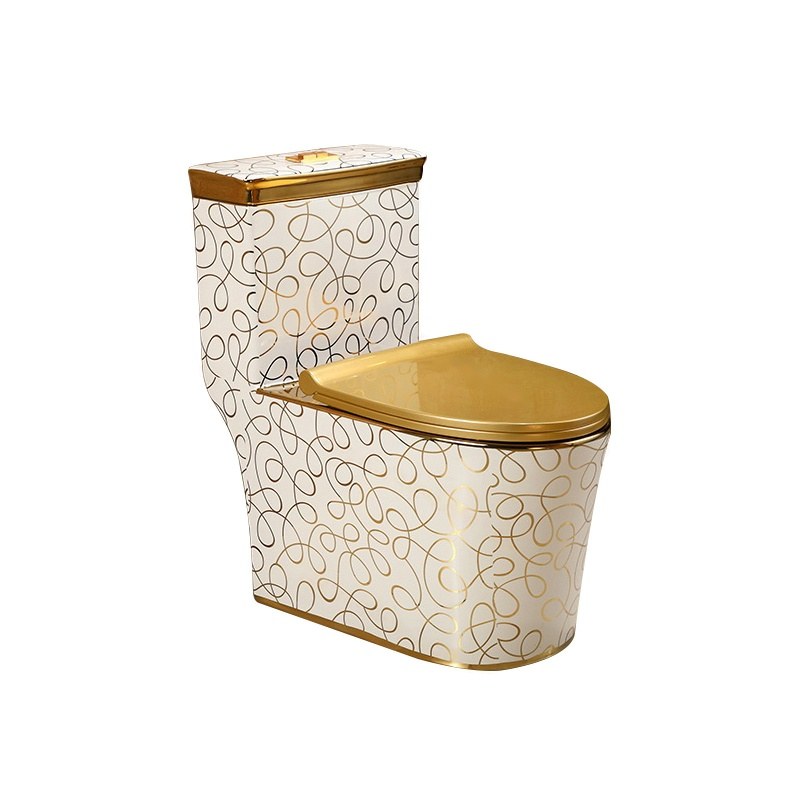 LT-1086-GID-G15 patterned one-piece-toilets