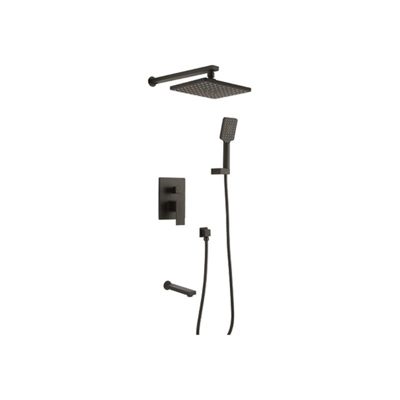 LT-10124-BRA-AZLYHS shower set, shower system, complete shower kit