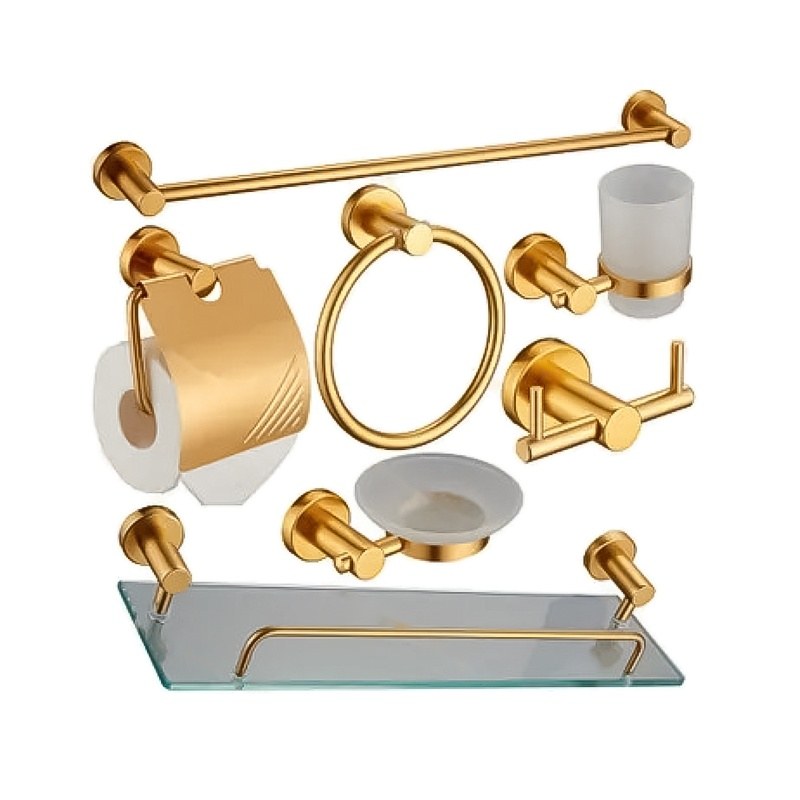 LT-AL8000-7B-G bathroom hardware set, towel bar, bath accessory