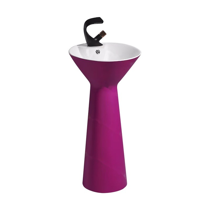 LT-333-M-PRW colored pedestal-basins