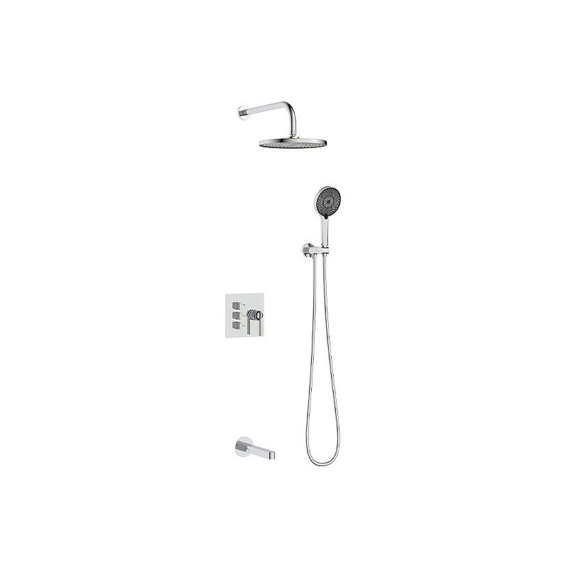 LT-10078-BRA-AZLYHS shower set, shower system, complete shower kit