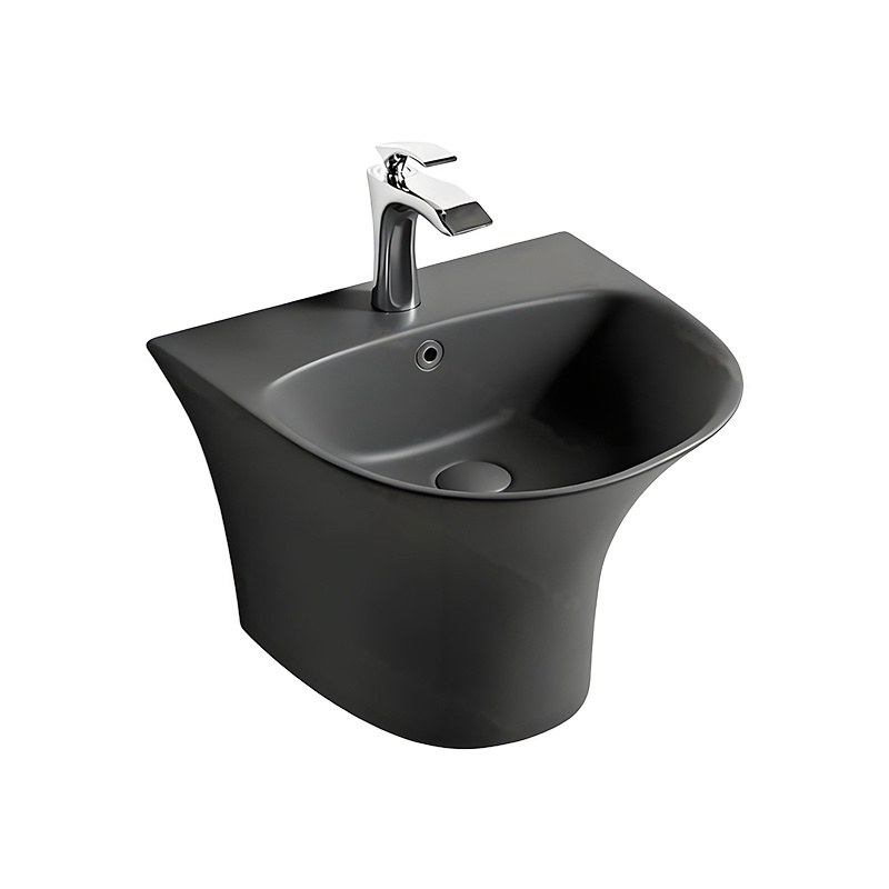 LT-519-M-DG black wall-hung-basins