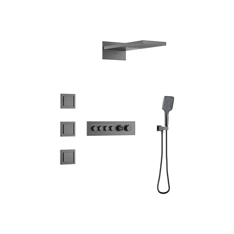 LT-10030-BRA-AZLYHS shower set, shower system, complete shower kit