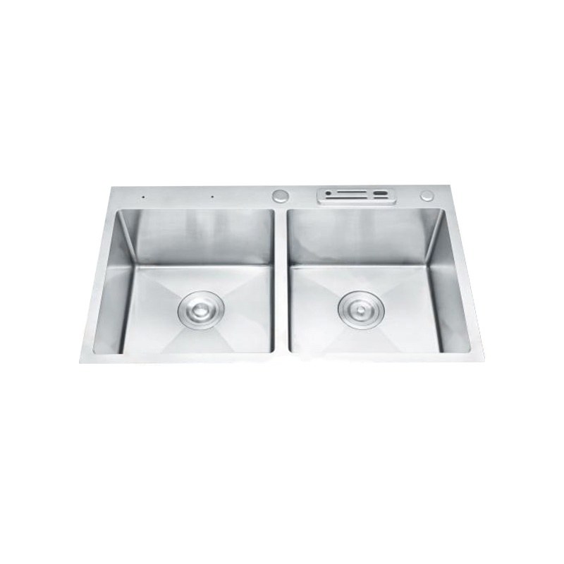 LT-8045DHB2LS-Satin kitchen sink, stainless sink, wash basin sink