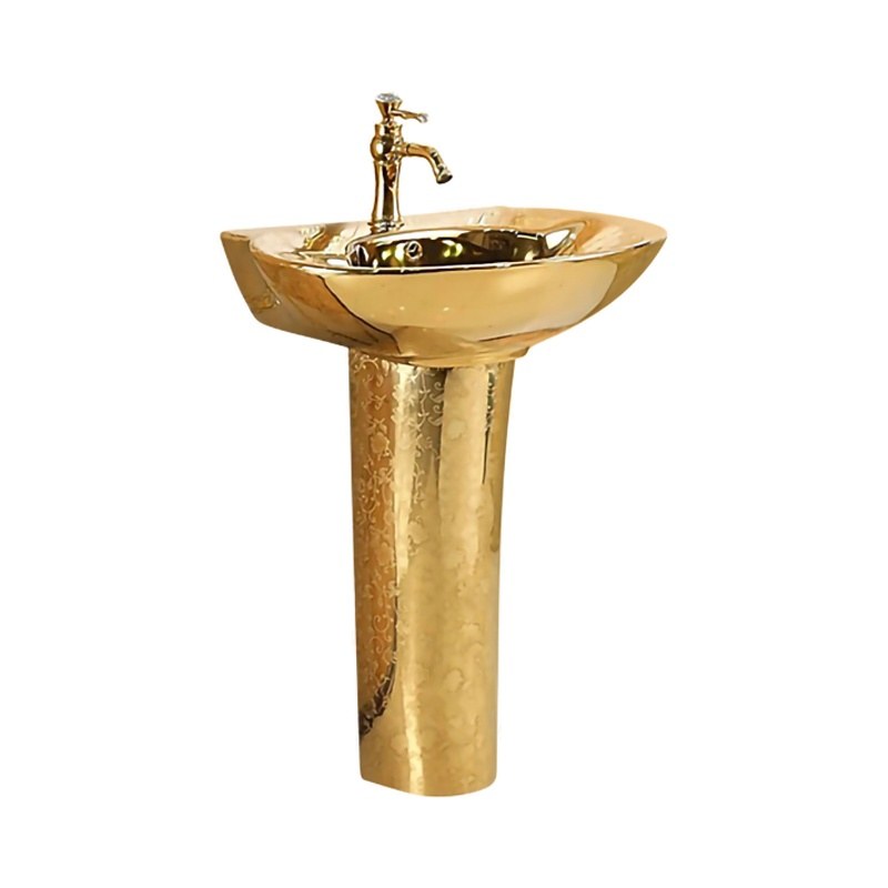 LT-310P-GI-G1 gold pedestal-basins