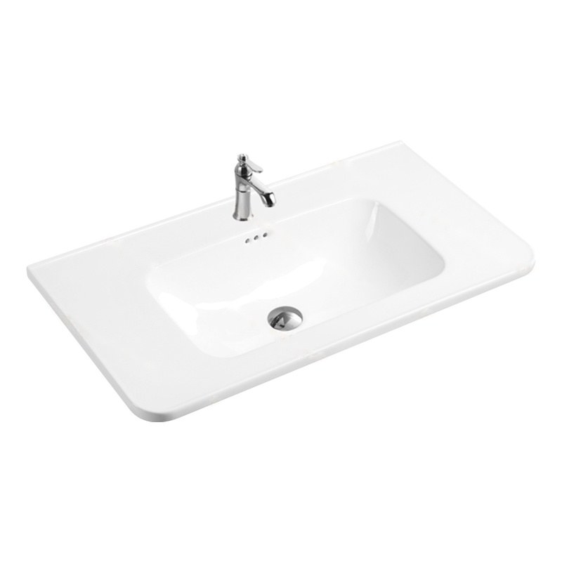 LT-738E white countertop-basins