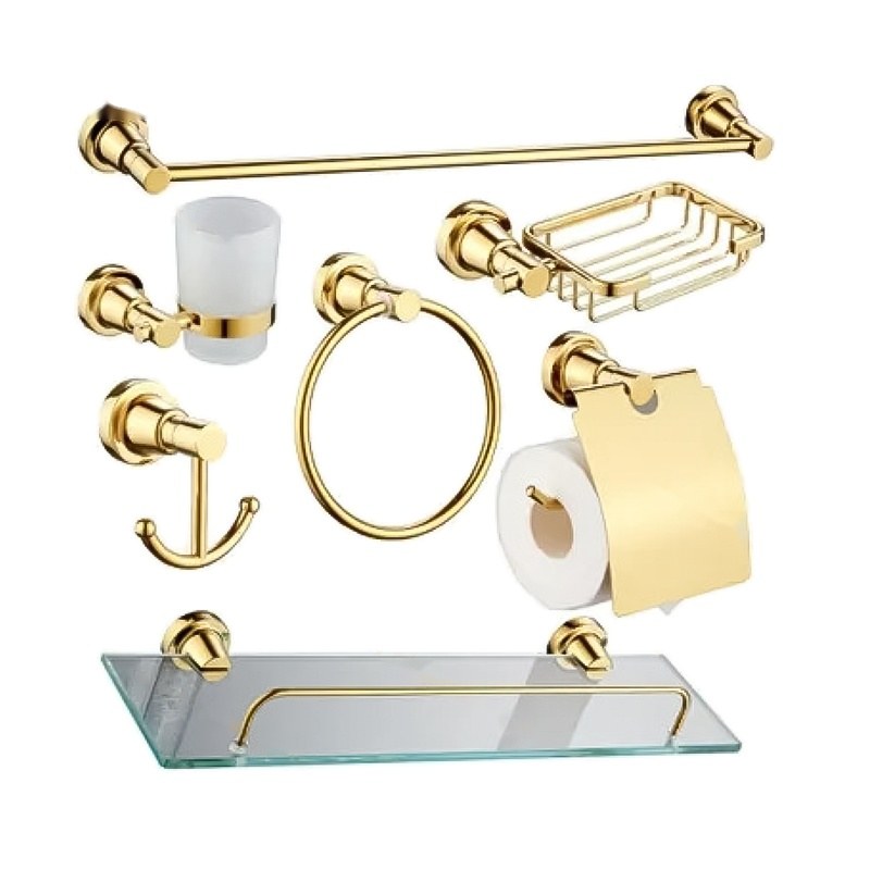 LT-ZS8300-7A-G bathroom hardware set, towel bar, bath accessory