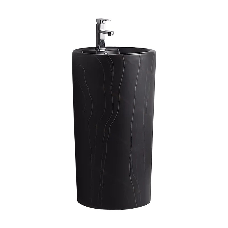 LT-306A-DP-CT-96 black pedestal-basins