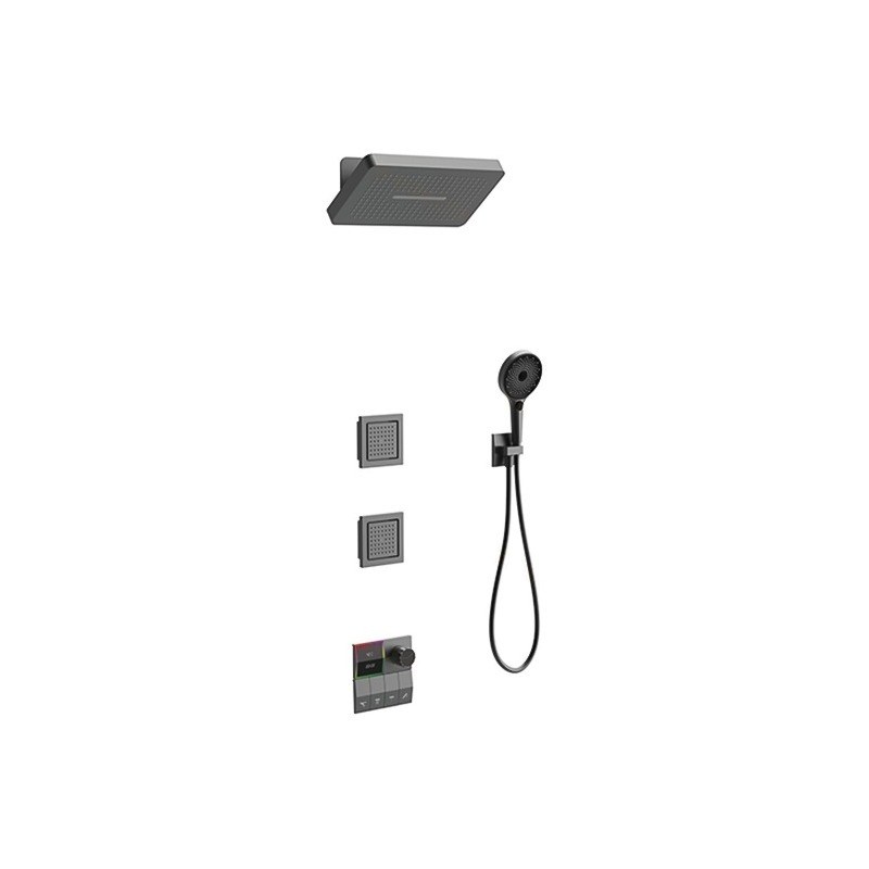LT-10055-BRA-AZLYHS shower set, shower system, complete shower kit