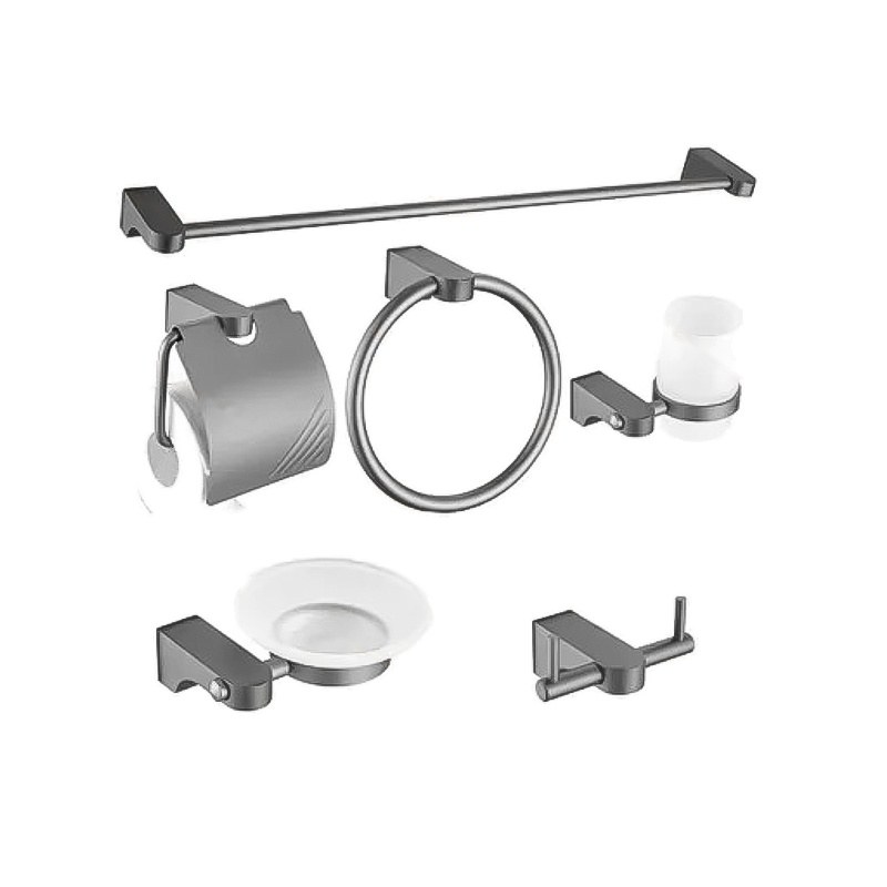 LT-AL8100-6B-GR bathroom hardware set, towel bar, bath accessory