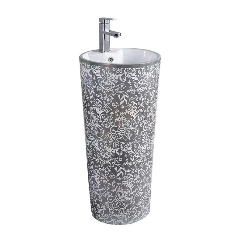 LT-321-GID-SW2 patterned pedestal-basins