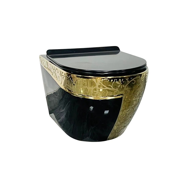 LT-WHT4029-GID-BLG7 colored wall-hung-toilets