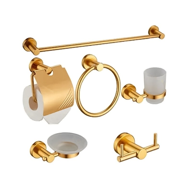 LT-AL8000-6B-G bathroom hardware set, towel bar, bath accessory