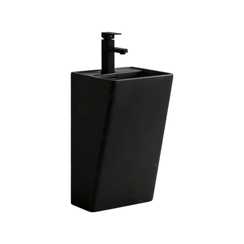 LT-5140-M-BL black wall-hung-basins