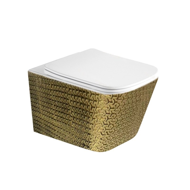 LT-454W-GI-GW2 gold wall-hung-toilets