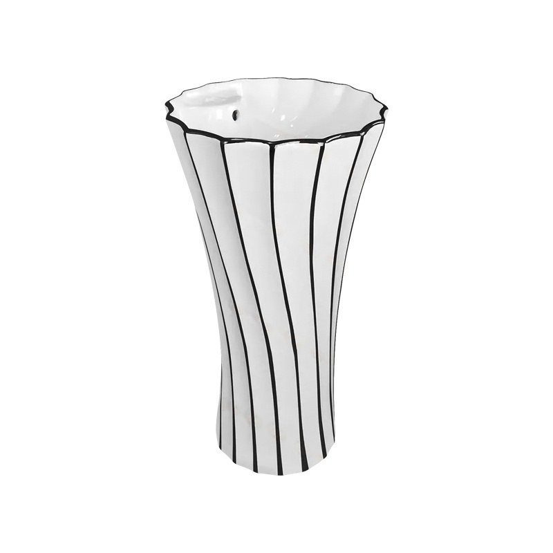 LT-317-CG-BLLW white pedestal-basins
