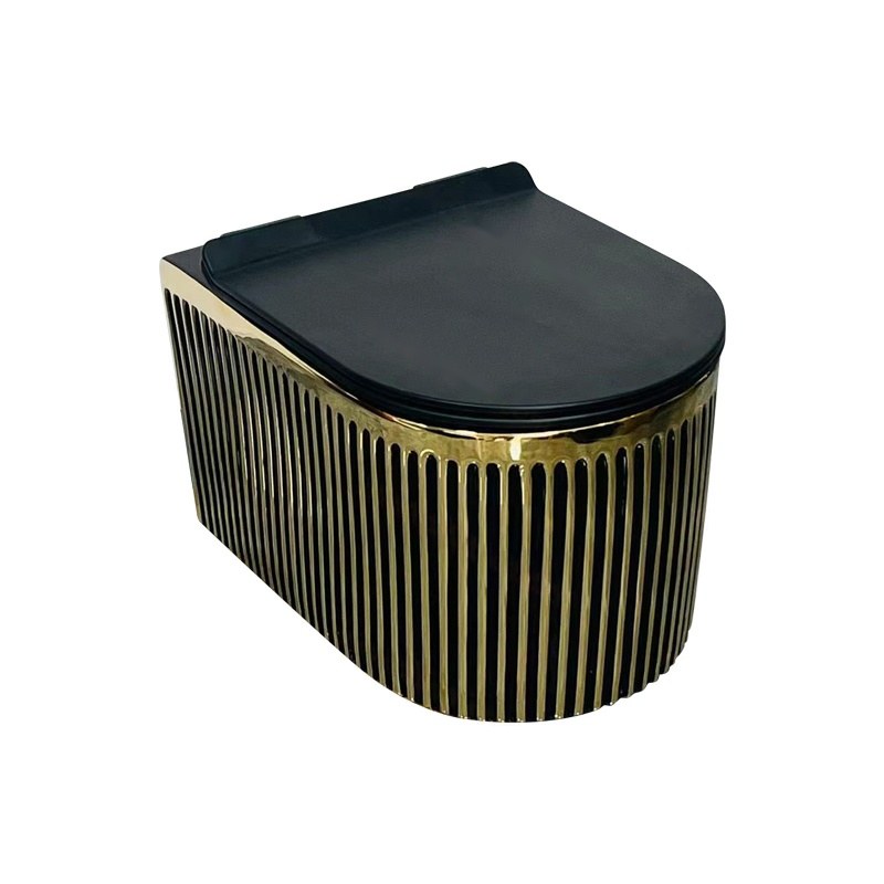 LT-WHT4078-GI-BLG1 black wall-hung-toilets