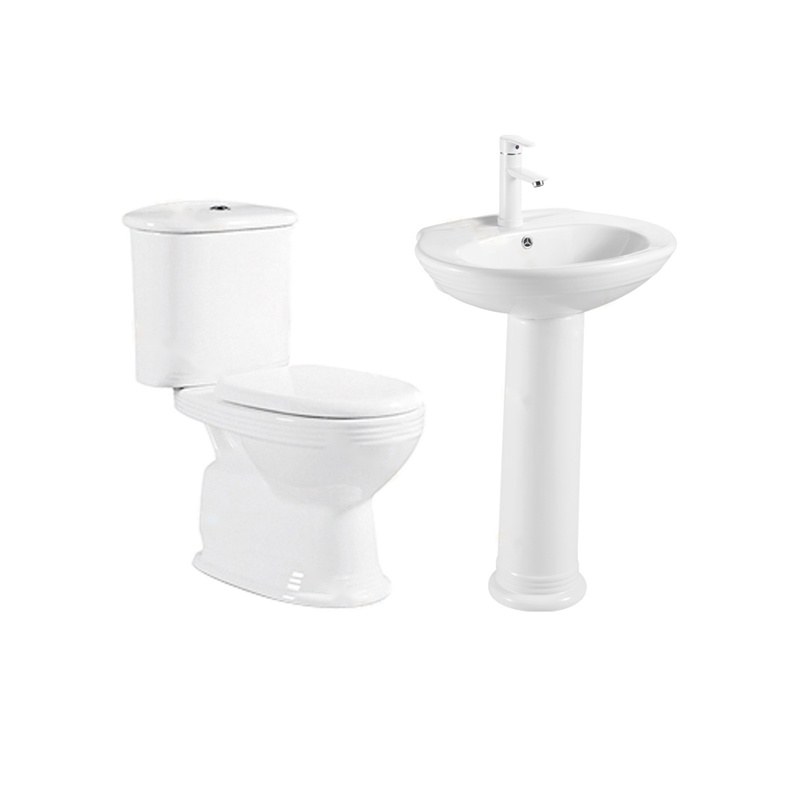 LT-237----LT-337P white two-piece-toilet-suites