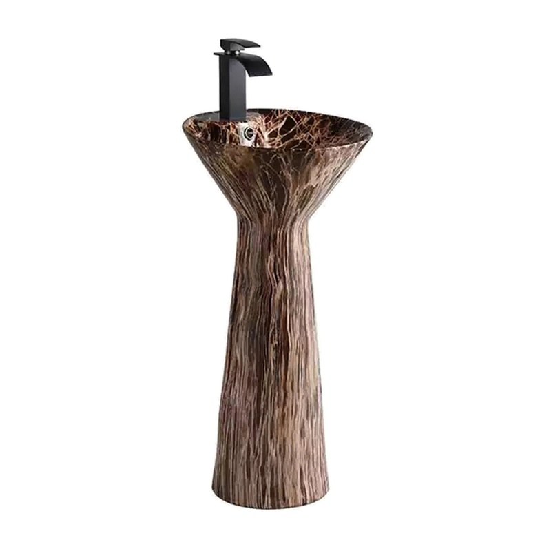 LT-333-DP-CT-1 colored pedestal-basins