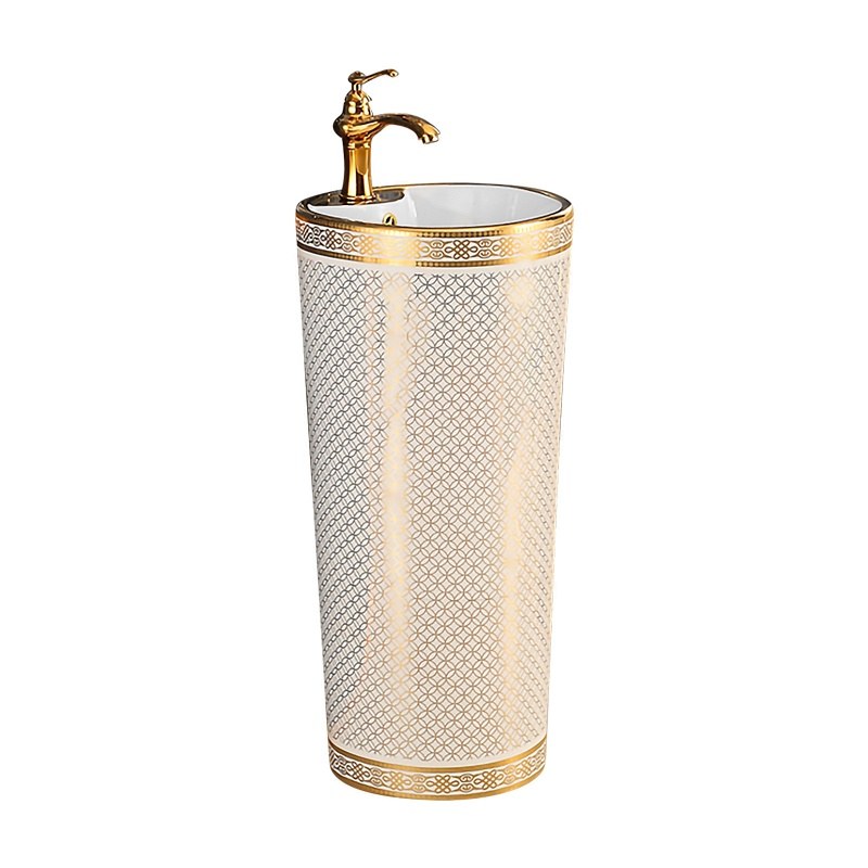 LT-321-GID-GW6 colored pedestal-basins