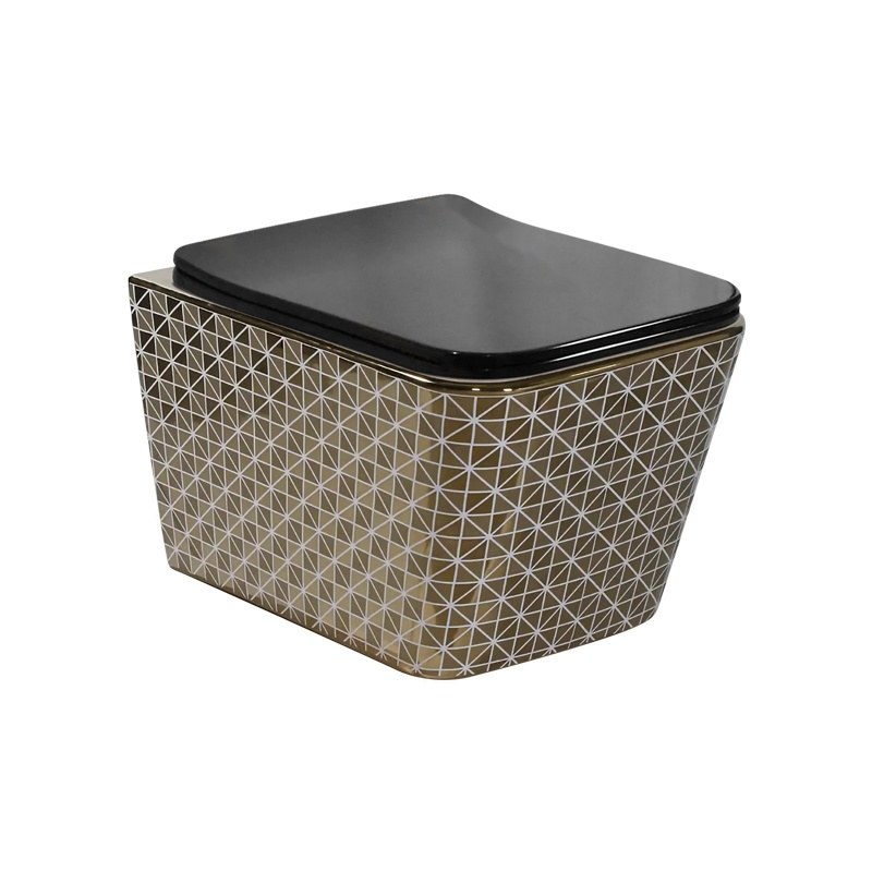 LT-454W-GID-PG patterned wall-hung-toilets