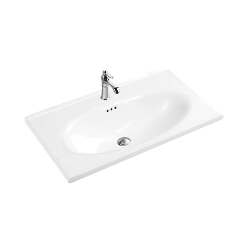 LT-740A white countertop-basins