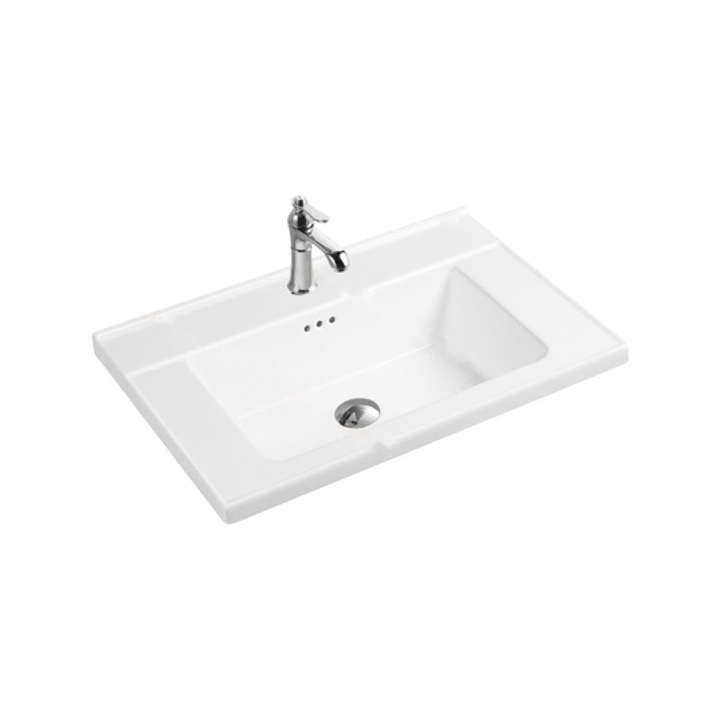 LT-745B white countertop-basins