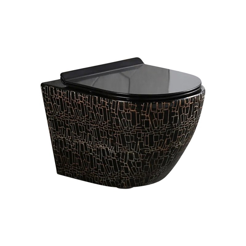 LT-450W-GI-BLG black wall-hung-toilets