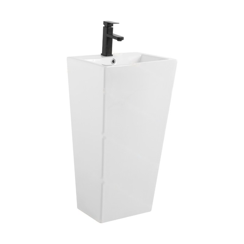 LT-329 white pedestal-basins