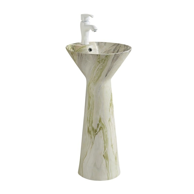 LT-333-DP-CT-122 patterned pedestal-basins