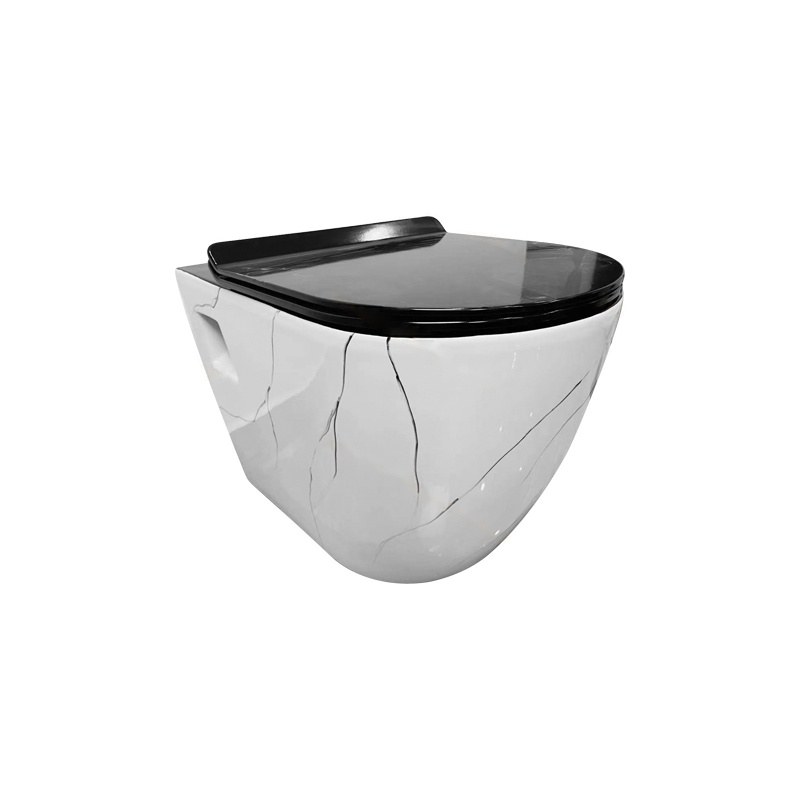 LT-WHT4054-CS-W1 patterned wall-hung-toilets