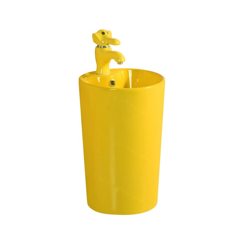 LT-387-CG-Y gold pedestal-basins