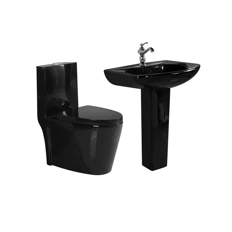 LT-1086-CG-BL----LT-316P-CG-BL white two-piece-toilet-suites