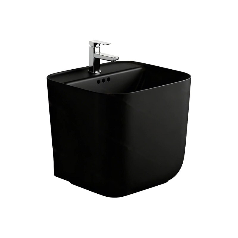 LT-5100-M-BL black wall-hung-basins