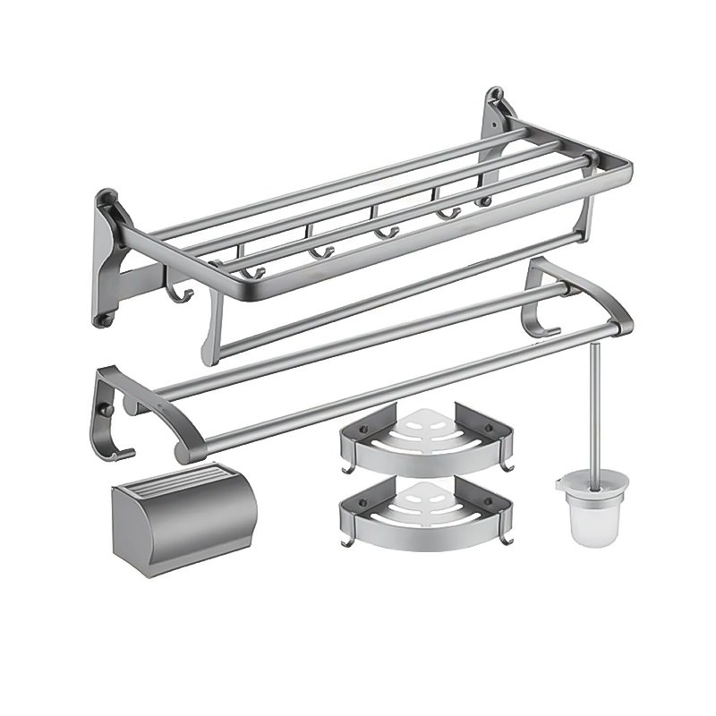 LT-AL1000-5-GR bathroom hardware set, towel bar, bath accessory