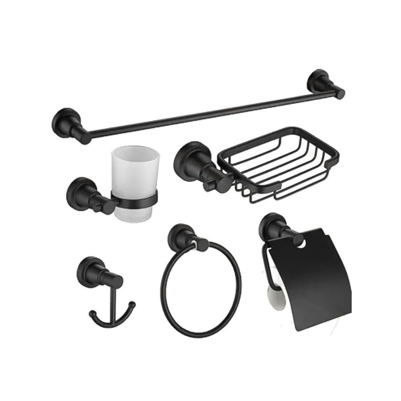 LT-ZS8300-6A-B bathroom hardware set, towel bar, bath accessory