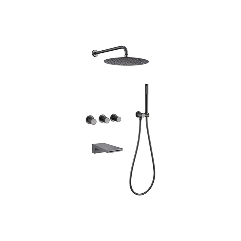 LT-10085-BRA-AZLYHS shower set, shower system, complete shower kit
