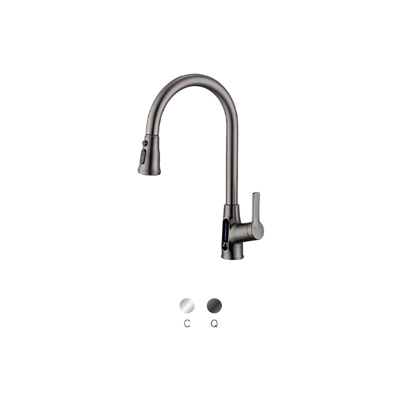 LT-10019-BRA-TCCLSSCLRLT kitchen faucet, kitchen mixer tap, sink faucet