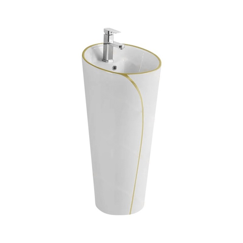LT-376-GI-WGLL white pedestal-basins