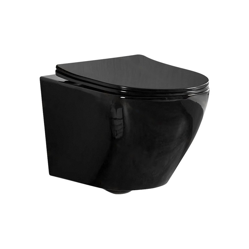 LT-450W-CG-BL black wall-hung-toilets