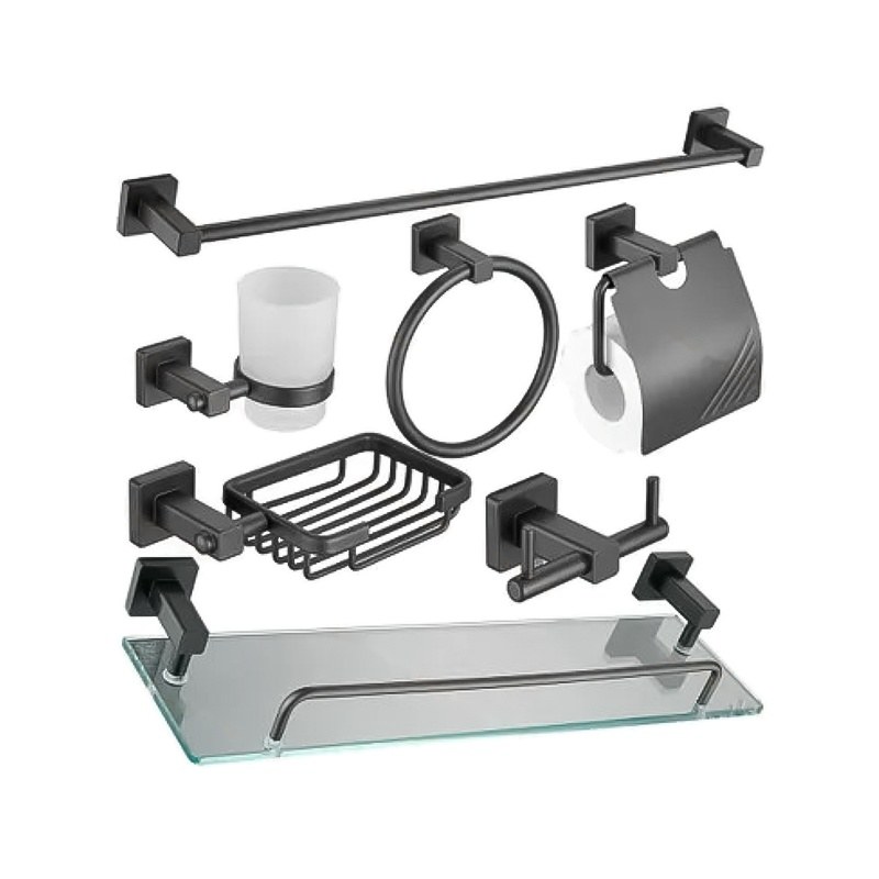 LT-AL4000-7A-GR bathroom hardware set, towel bar, bath accessory