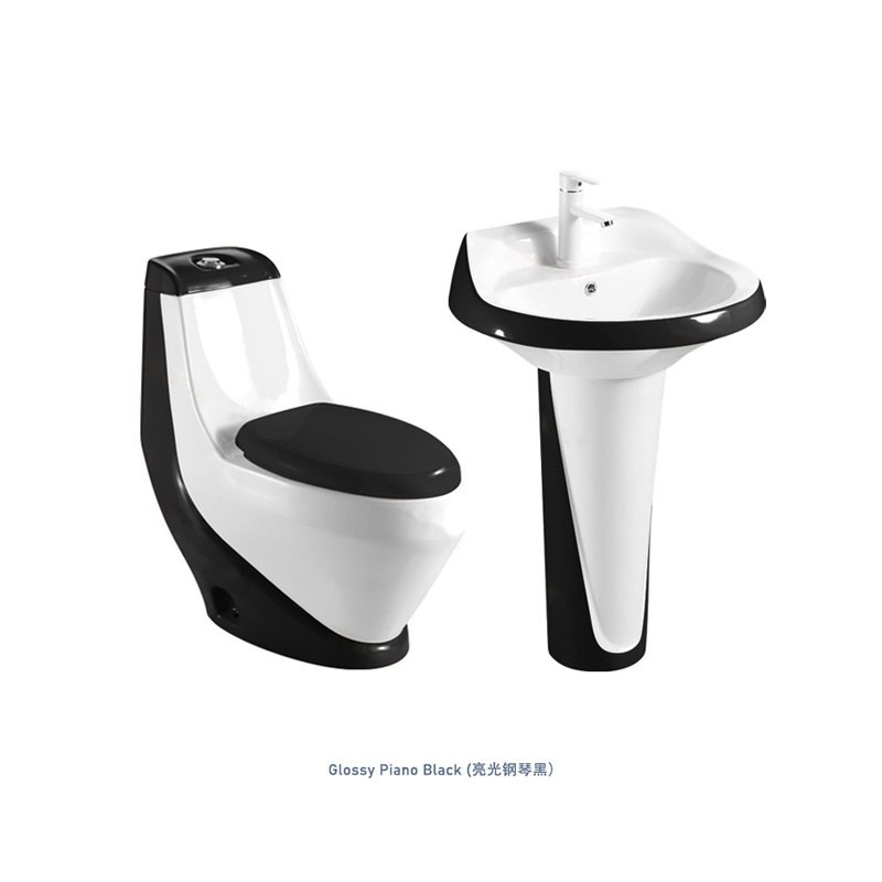 LT-1014-CG-WB-----LT-314P-CG-WBL white two-piece-toilet-suites